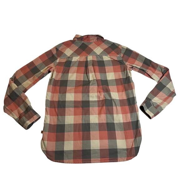 Carhartt Women's Fairview Plaid Shirt Button Up Shirt Size Small Roll Tab Sleeve - Picture 3 of 8